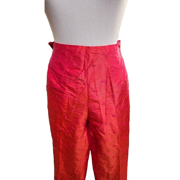 K.A.T.E. for Concept Clothing 3 Piece Silk Womens Outfit Embroidered Size XL - Picture 10 of 16